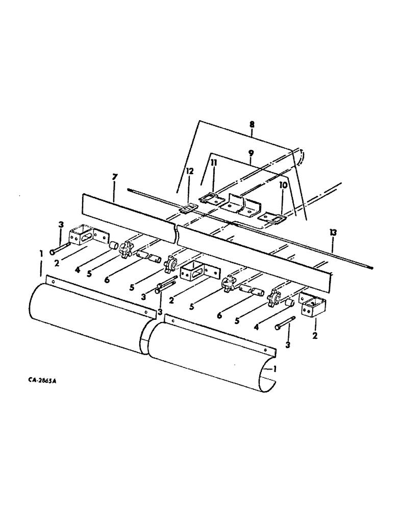 Схема запчастей Case IH 105 - (C-09) - CONVEYOR CHAIN 