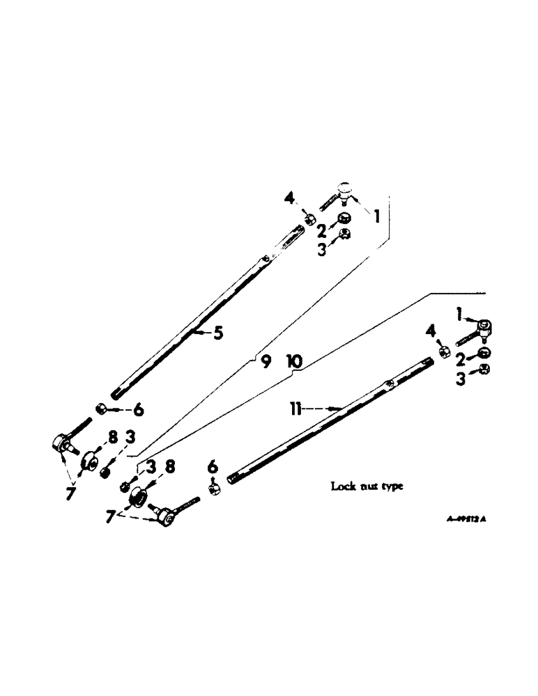 Схема запчастей Case IH 460 - (124) - STEERING MECHANISM, STEERING DRAG LINKS, O & S BEARING & MANUFACTURING COMPANY Steering Mechanism