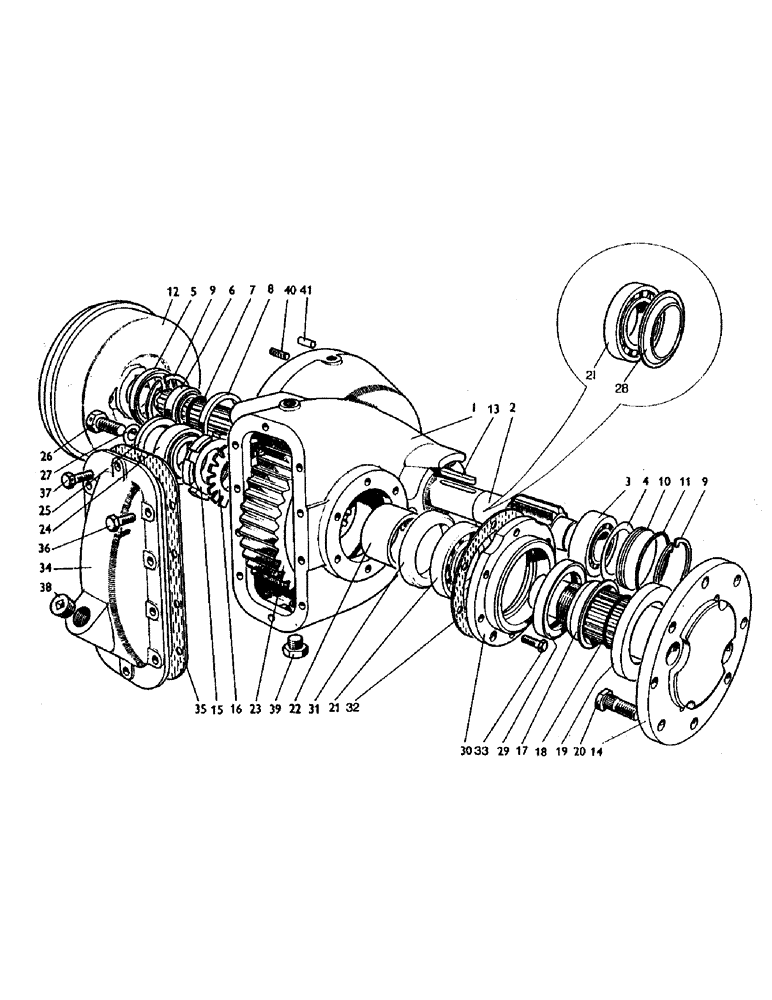 Схема запчастей Case IH 990 - (D08) - FINAL DRIVES, FINAL DRIVE REDUCTION UNITS, 1210 AND 1212 TRACTORS Final Drive Reductions