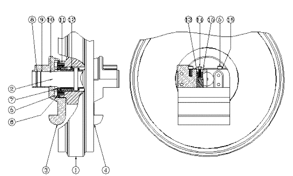 Схема запчастей Case IH 7700 - (A10[05]) - TRACK FRONT IDLER {7700} Mainframe & Functioning Components