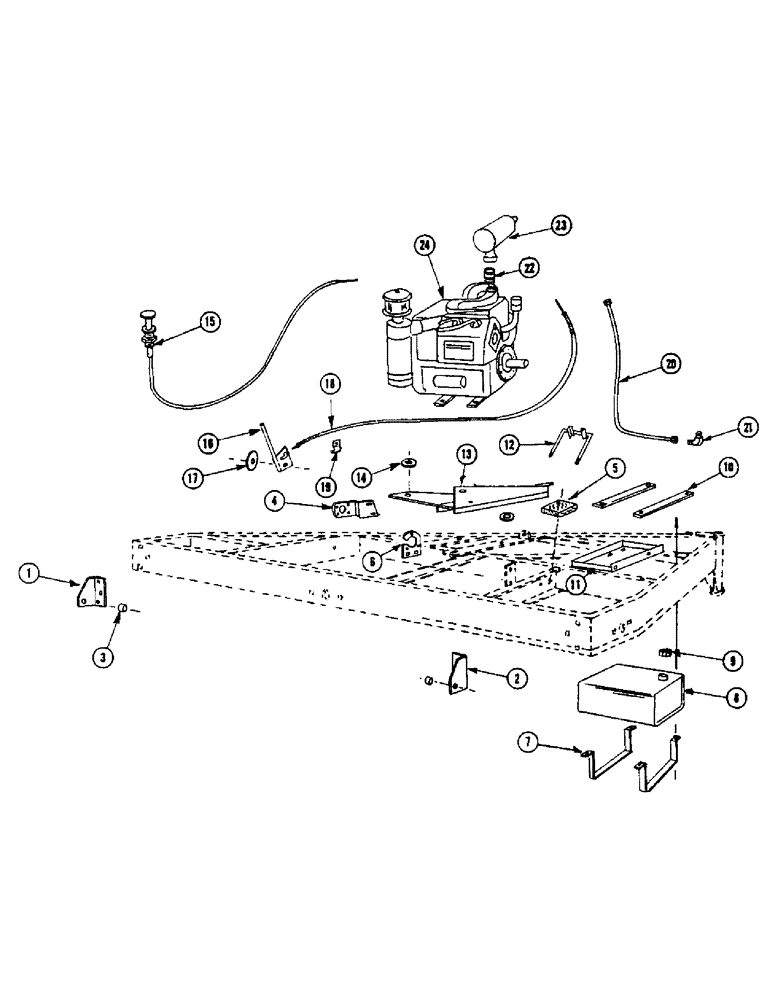 Схема запчастей Case IH 855 - (06) - TRACTOR ASSEMBLY 