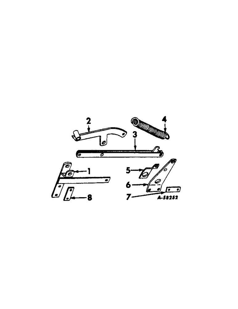 Схема запчастей Case IH 461 - (U-21[A]) - CYLINDER RETURN 