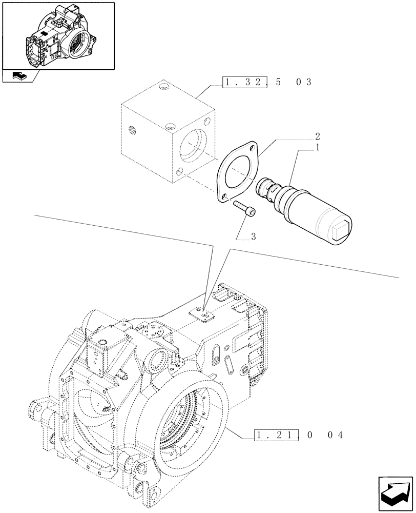 Схема запчастей Case IH PUMA 180 - (1.75.0/04) - (VAR.147-571) TRANSMISSION 19X6 FPS - SOLENOID VALVE (06) - ELECTRICAL SYSTEMS