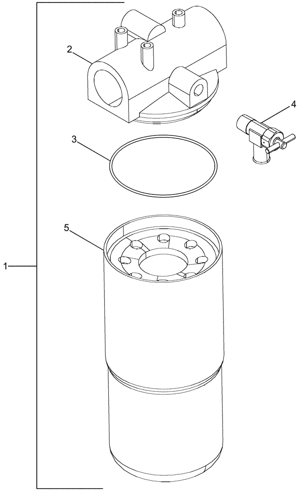 Схема запчастей Case IH 635 - (35.300.05) - HYDRAULIC FILTER ASSEMBLY (35) - HYDRAULIC SYSTEMS