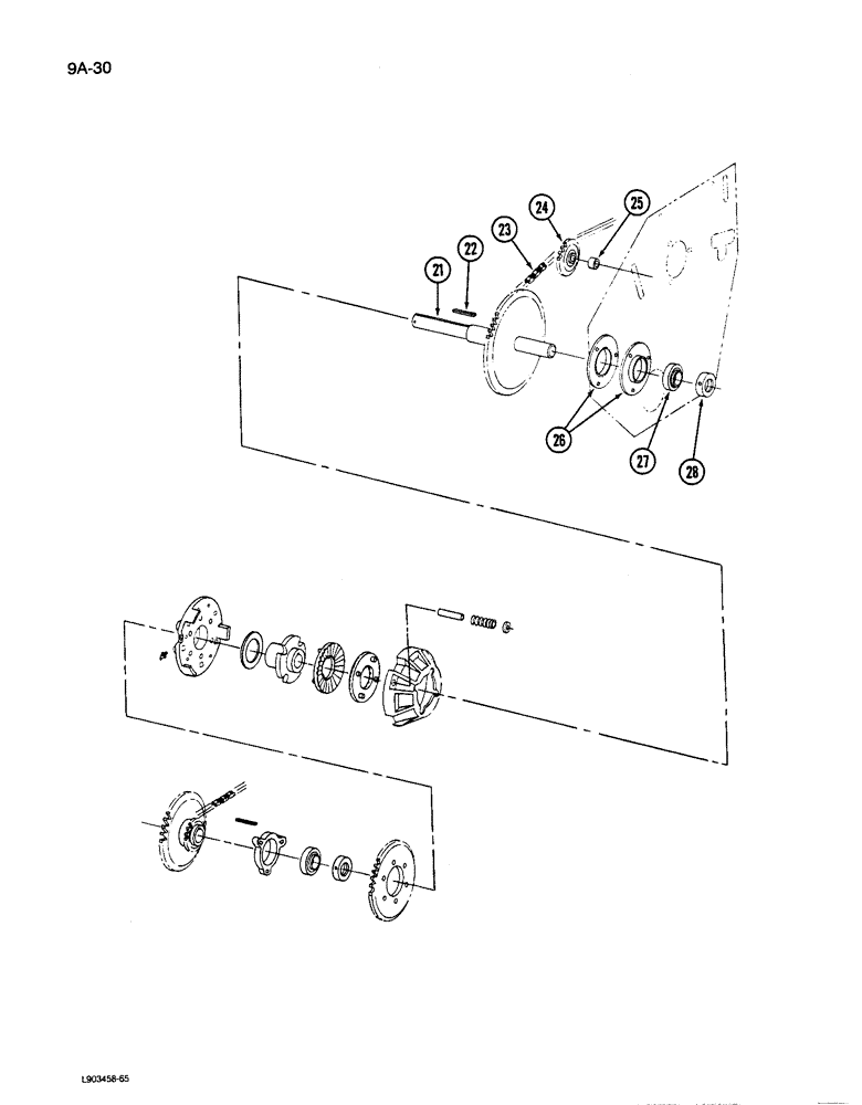 Схема запчастей Case IH 781 - (9A-030) - UNIT DRIVE, CONTINUED (12) - CHASSIS