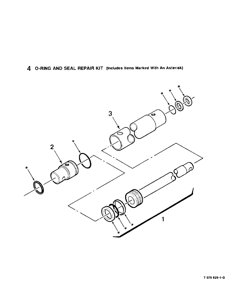 Схема запчастей Case IH 8840 - (8-10) - CYLINDER- HYDRAULIC, DEFLECTOR, 7075625 HYDRAULIC CYLINDER COMPLETE (35) - HYDRAULIC SYSTEMS