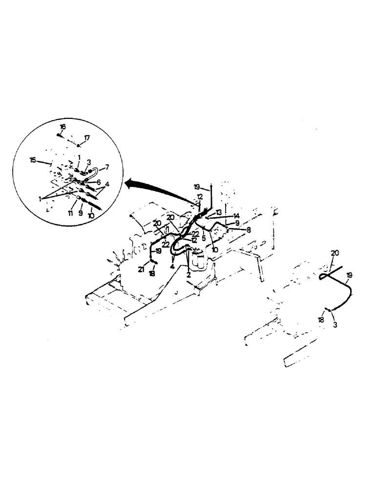 Схема запчастей Case IH 9180 - (02-19) - GAUGE PLUMBING, VEHICLE WARNING SYSTEM (06) - ELECTRICAL