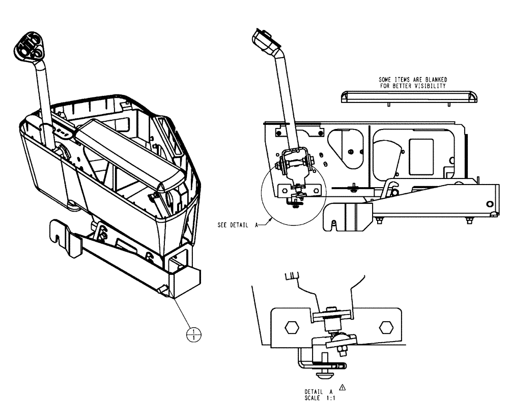 Схема запчастей Case IH FLX4010 - (01-044) - CONSOLE, RH ASSEMBLY GROUP (10) - CAB