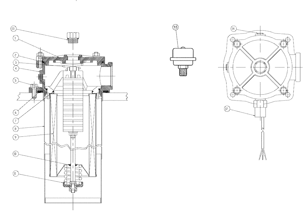 Схема запчастей Case IH FLX3330B - (06-012) - HYDRAULIC TANK FILTER (07) - HYDRAULICS