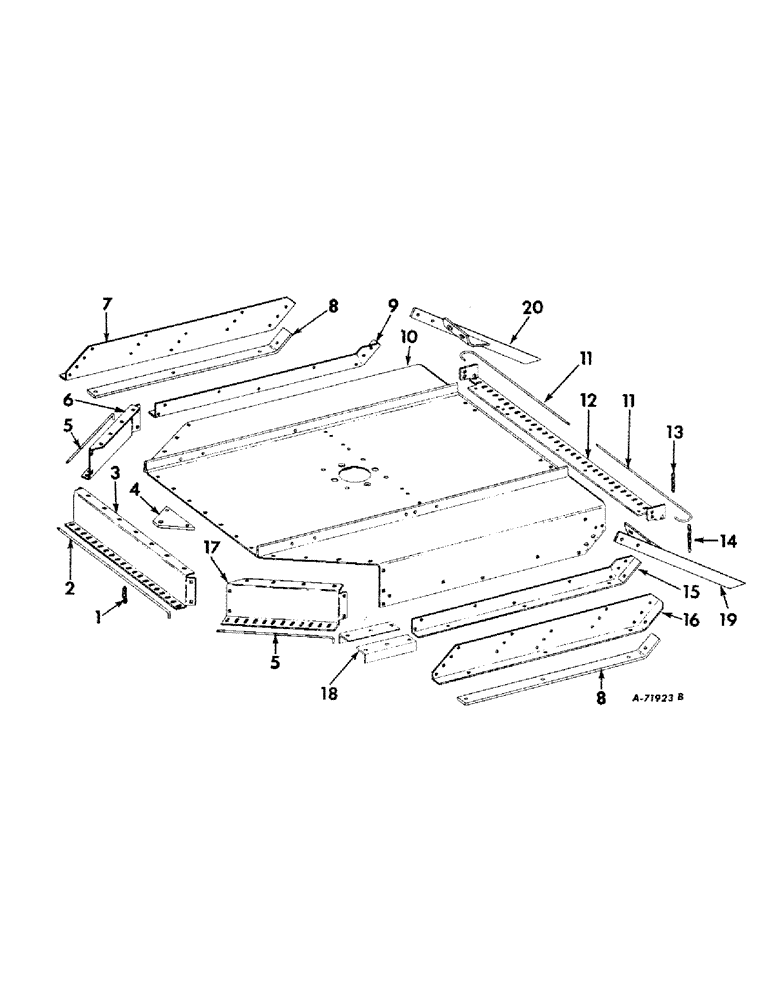 Схема запчастей Case IH 310 - (F-04) - MAIN FRAME AND ATTACHMENTS (FOR 310) 
