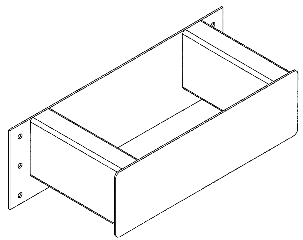 Схема запчастей Case IH FLX4375 - (10-001) - FRAME EXTENSION, 12" Options