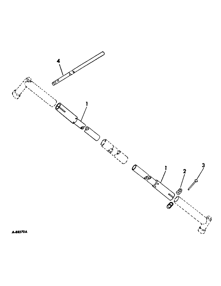 Схема запчастей Case IH 2856 - (J-17) - STEERING MECHANISM, ADJUSTABLE WIDE TREAD FRONT AXLE EXTENSION, FARMALL TRACTORS Steering Mechanism