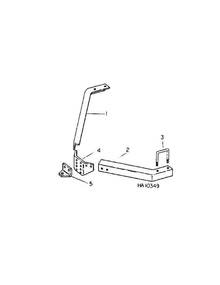 Схема запчастей Case IH 5000 - (G-08[B]) - 5000 VIBRA CHISEL, TRAIL BEHIND, TRAILING HITCH 