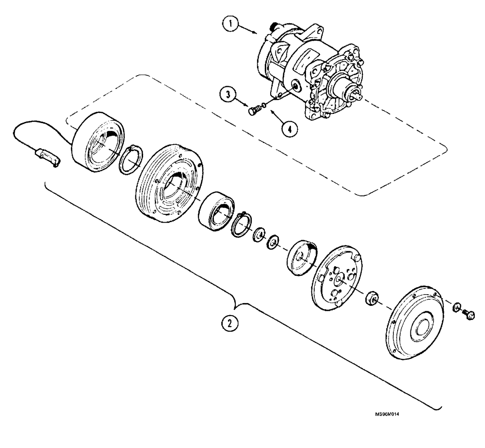 Схема запчастей Case IH SPX3150 - (030) - ENGINE, COMPRESSOR ASSEMBLY (10) - ENGINE