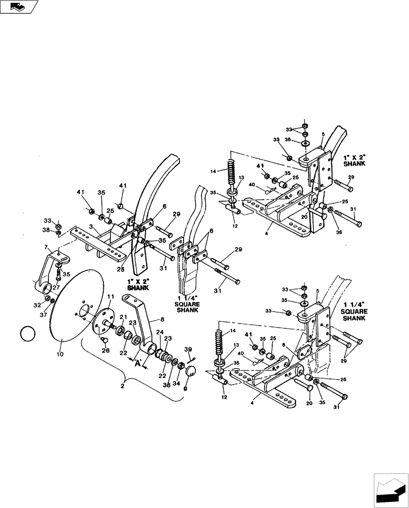 Схема запчастей Case IH 4200 II - (75.200.06) - DISC SEALER ASSEMBLIES (75) - SOIL PREPARATION