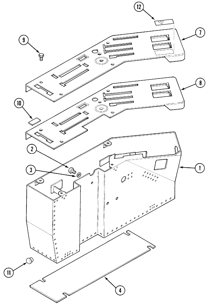 Схема запчастей Case IH 5220 - (9-064) - CONTROL CONSOLE RIGHT (09) - CHASSIS/ATTACHMENTS