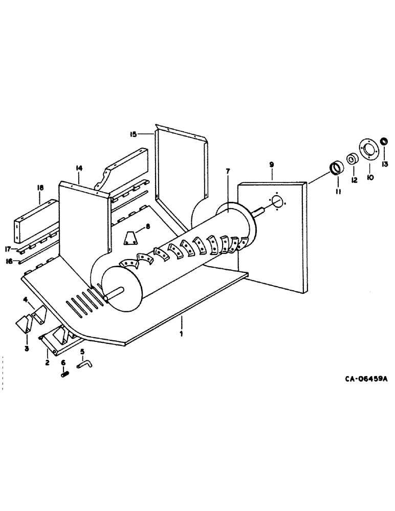 Схема запчастей Case IH 1420 - (20-12) - SEPARATOR, STRAW CHOPPER Separation