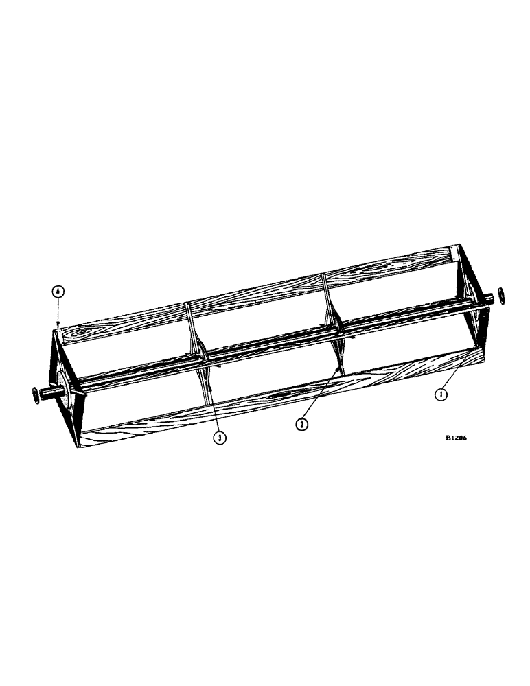 Схема запчастей Case IH 1060 - (012) - REEL CONVERSION KIT, FOUR BAT TO SIX BAT (58) - ATTACHMENTS/HEADERS