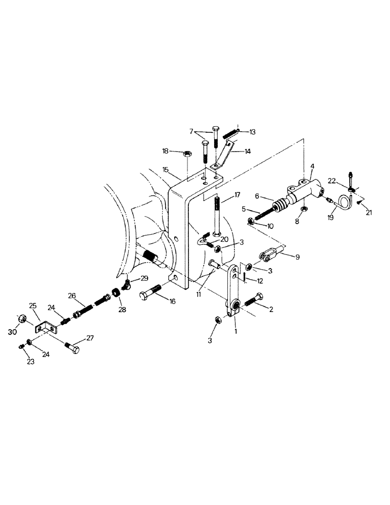 Схема запчастей Case IH KM-225 - (04-27) - CLUTCH CONTROL AND LUBRICATION (04) - Drive Train