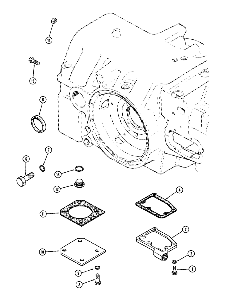 Схема запчастей Case IH 1370 - (170) - HYDRAULICS, TRANSMISSION COVERS AND HYDRAULIC CIRCUITRY, USED WITHOUT HITCH (08) - HYDRAULICS