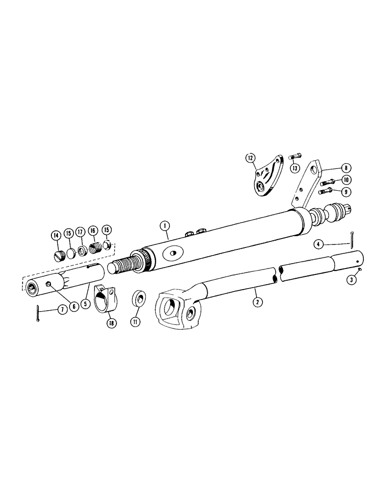 Схема запчастей Case IH 940 - (7-34[2]) - HYDRAULIC POWER STEERING DRAG LINKS, VALVE AND CYLINDER, PAGE 100 (08) - HYDRAULICS