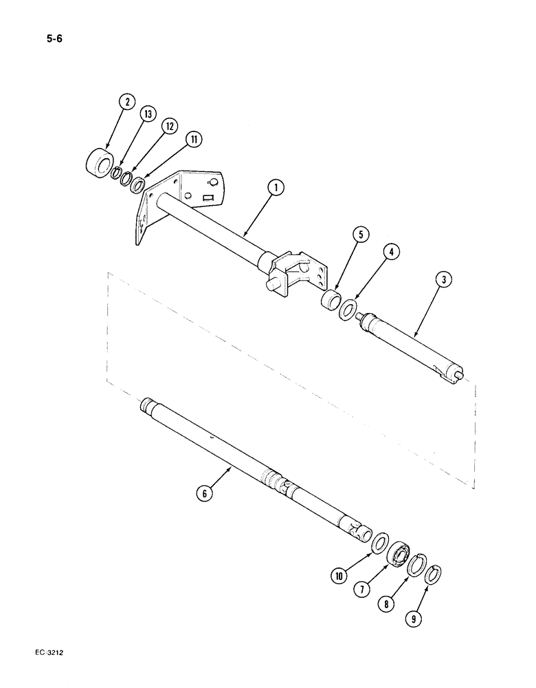 Схема запчастей Case IH 1896 - (5-06) - STEERING COLUMN ASSEMBLY (05) - STEERING