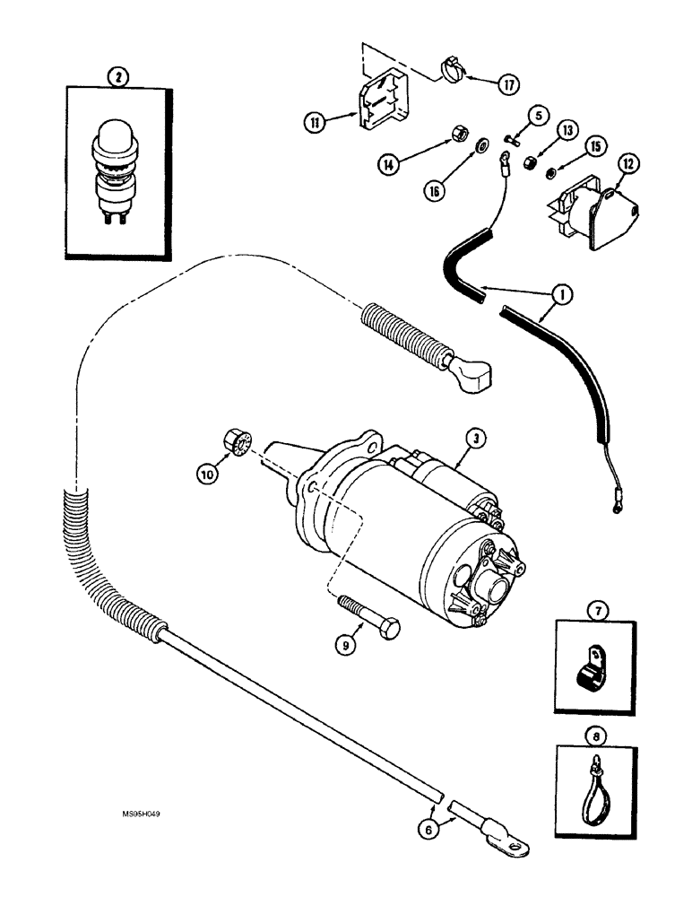 Схема запчастей Case IH 1688 - (4-24) - FEEDER REVERSER HARNESS (06) - ELECTRICAL