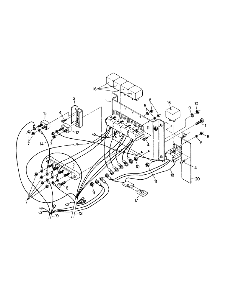 Схема запчастей Case IH STEIGER - (02-15) - INSTRUMENT COMPONENT ASSEMBLY (06) - ELECTRICAL