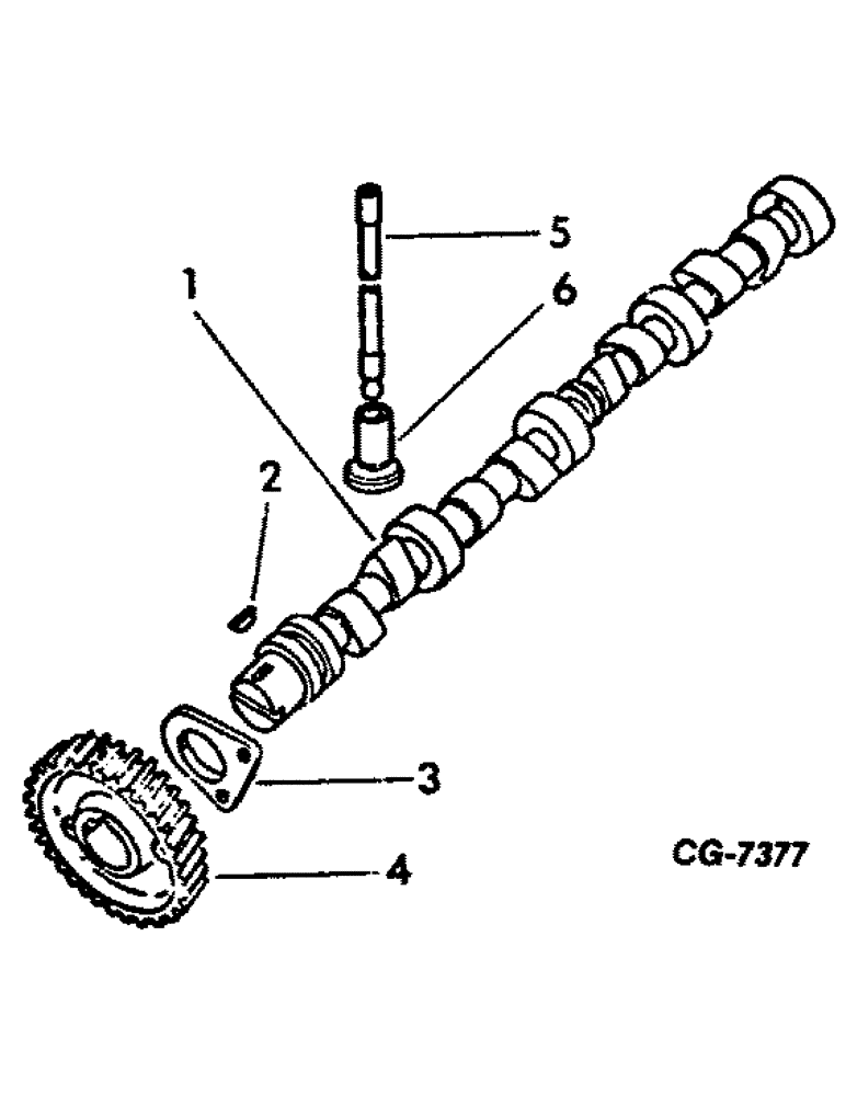 Схема запчастей Case IH D-239 - (D-03) - CAMSHAFT AND RELATED PARTS 