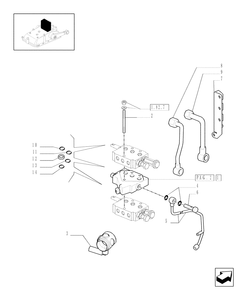 Схема запчастей Case IH JX1085C - (719405030[01]) - (DIA KIT) FLOW CONTROL KIT (18) - VARIATIONS