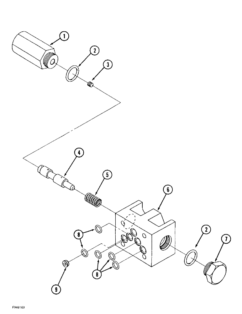 Схема запчастей Case IH 9380 - (6-064) - 12 SPEED SYNCHROSHIFT TRANSMISSION ASSEMBLY, LOCK OUT VALVE (06) - POWER TRAIN