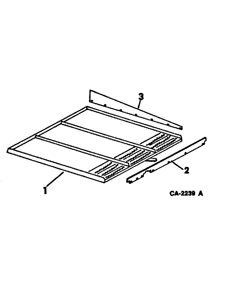 Схема запчастей Case IH 815 - (23-04) - GRAIN PAN, SHOE AND SIEVE, CHAFFER SIEVE Grain Pan, Shoe & Shoe Sieve