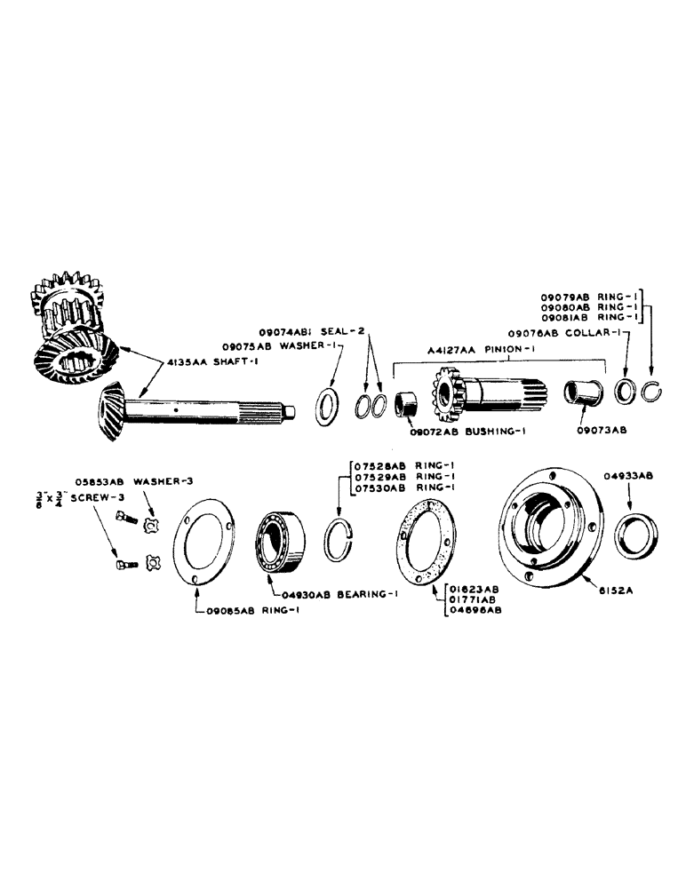 Схема запчастей Case IH SO-SERIES - (051) - CLUTCH SHAFT, S, SC, SO (06) - POWER TRAIN