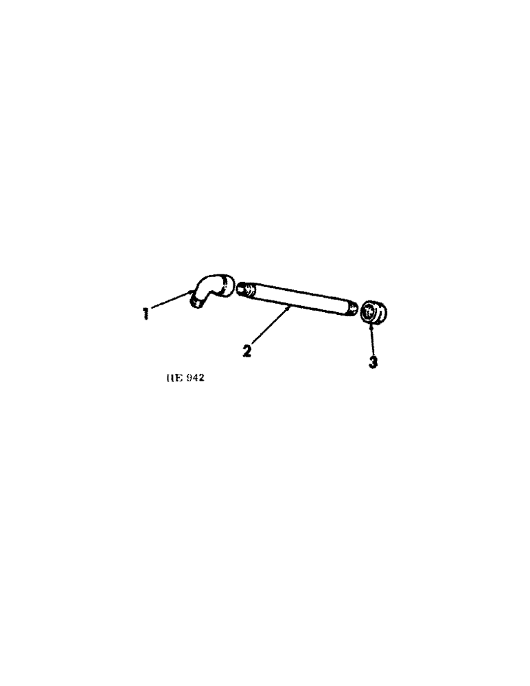 Схема запчастей Case IH 225 - (C-2[B]) - CARBURETED ENGINE, OIL FILTER DRAIN PIPE, PRIOR TO SERIAL NUMBER 805 (01) - ENGINE