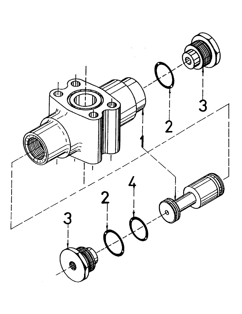 Схема запчастей Case IH 7700 - (B04-40) - HYDRAULIC SHUTTLE VALVE Hydraulic Components & Circuits