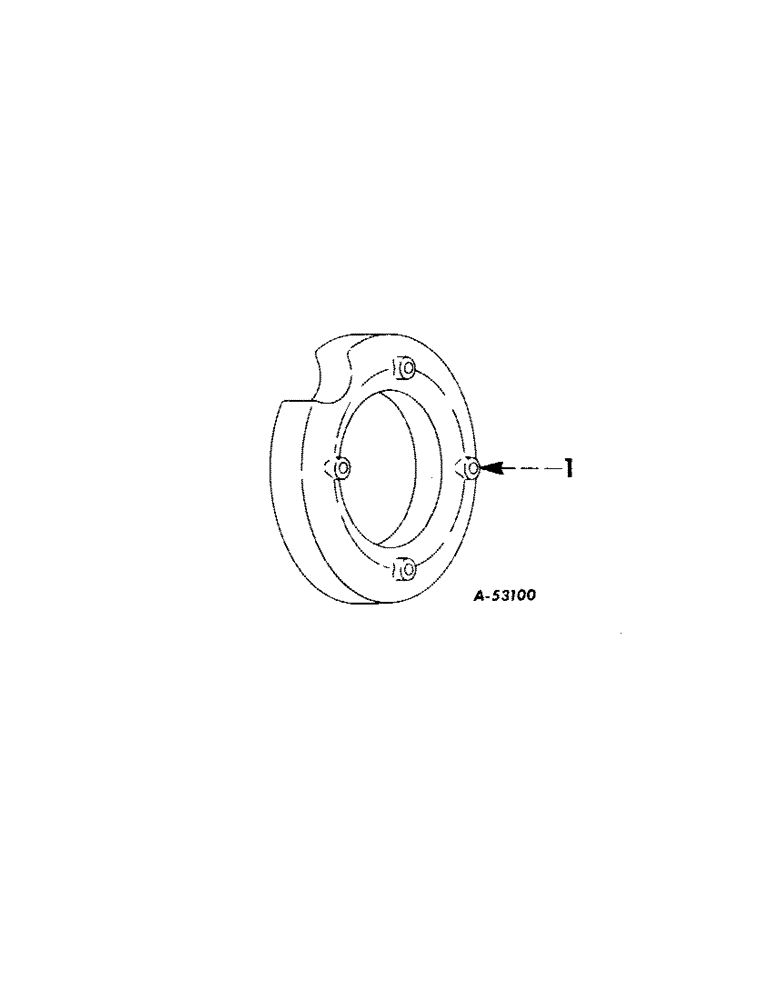 Схема запчастей Case IH 2424 - (124[A]) - WHEELS, FRONT WHEEL WEIGHTS (11) - WHEELS