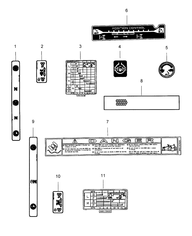 Схема запчастей Case IH DX23 - (08.06) - DECALS (08) - SHEET METAL