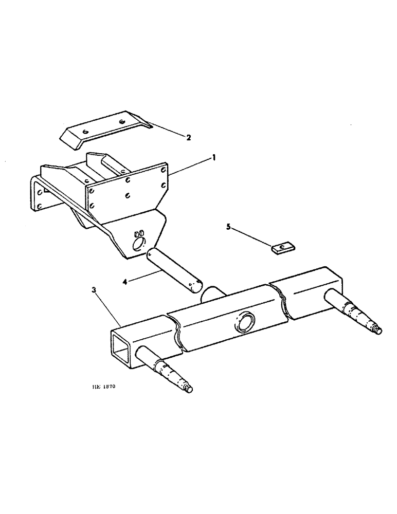 Схема запчастей Case IH 570 - (B-04) - AXLE AND SUPPORTS, TRAIL BEHIND MODELS (00) - COMPLETE MACHINE