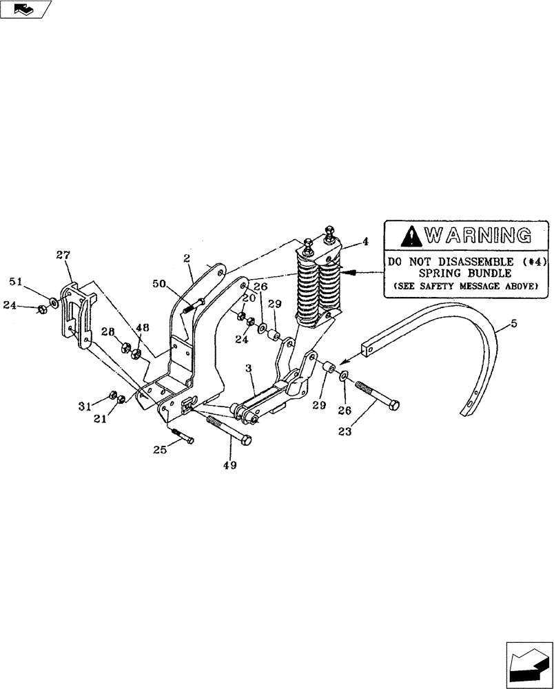 Схема запчастей Case IH 900 - (75.200.06) - EDGE BENT SHANK (75) - SOIL PREPARATION