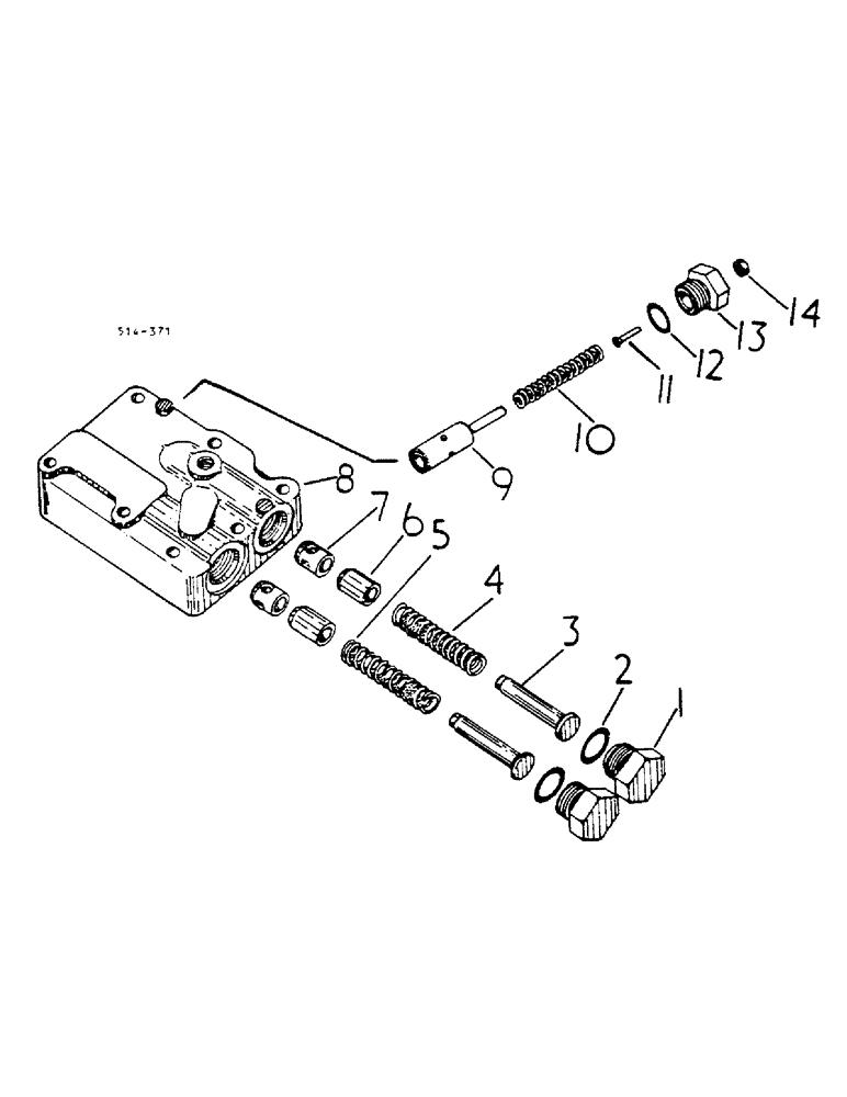 Схема запчастей Case IH 2400 - (07-17) - MULTI-VALVE (04) - Drive Train