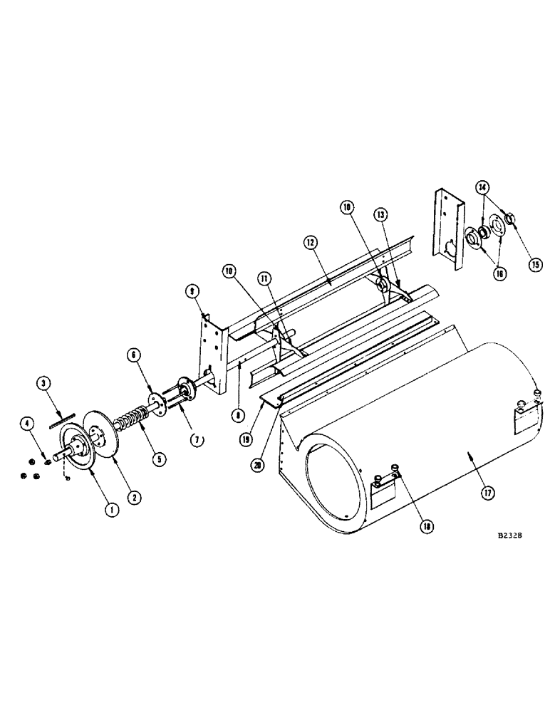 Схема запчастей Case IH 960 - (102) - FAN AND FAN HOUSING (74) - CLEANING