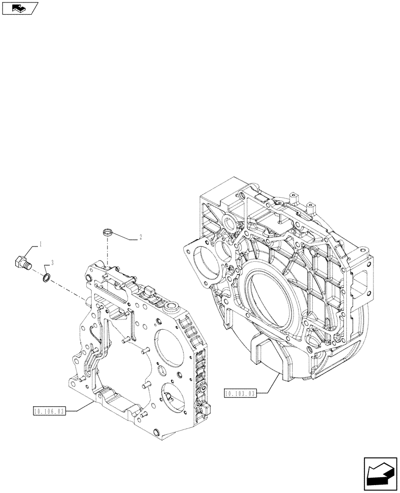 Схема запчастей Case IH P215 - (10.101.03) - BREATHER - ENGINE (504207231) (Jun 7 2011 1:37PM) (10) - ENGINE