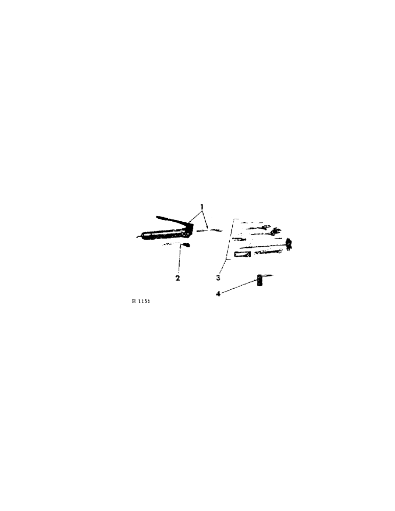 Схема запчастей Case IH 201 - (A-061[C]) - LUBRICATION GUN AND TOOLS (89) - TOOLS