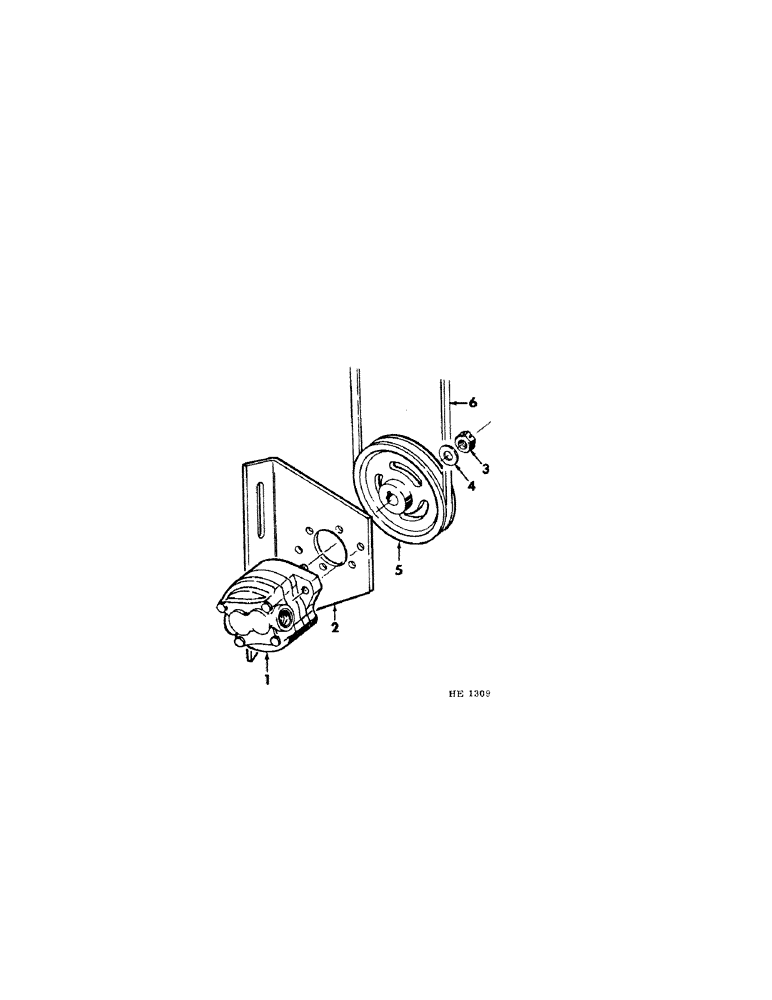 Схема запчастей Case IH 230 - (10-08[B]) - HYDRAULICS, HYDRAULIC PUMP MOUNTING AND DRIVE (07) - HYDRAULICS