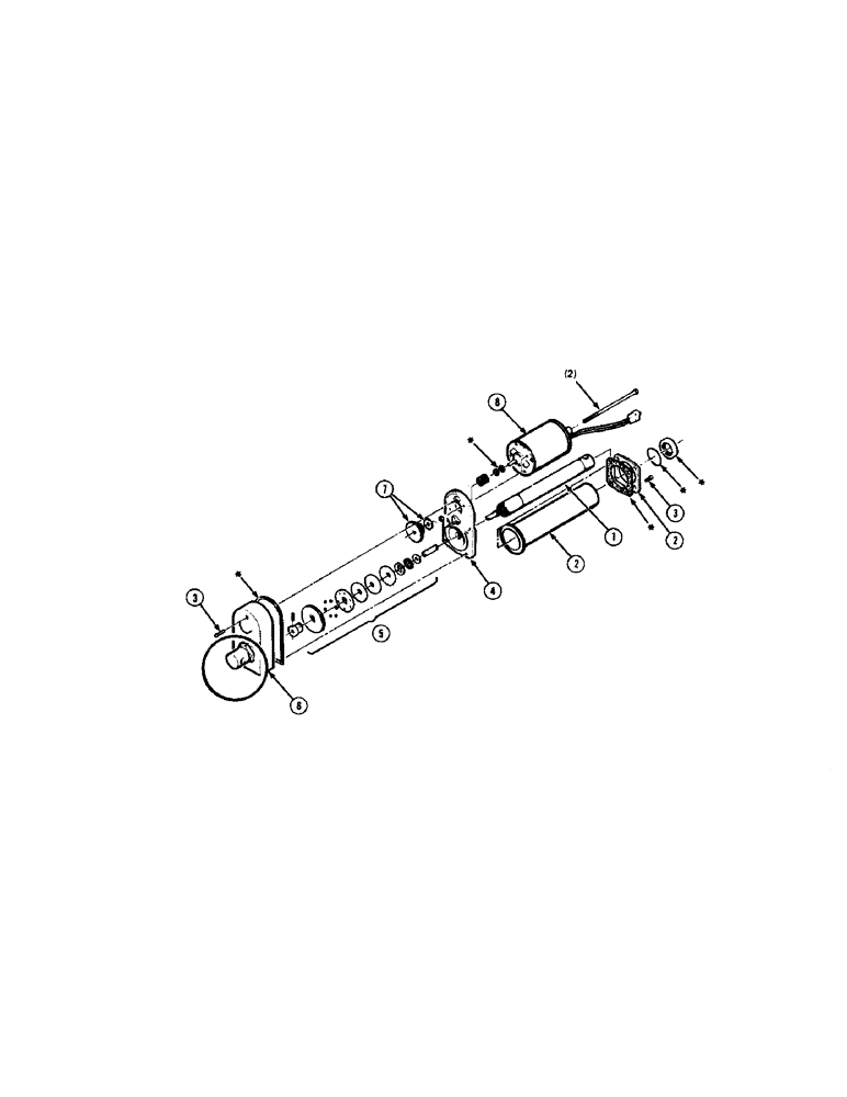 Схема запчастей Case IH 8440 - (25[2]) - ACTUATOR ASSEMBLY (06) - ELECTRICAL