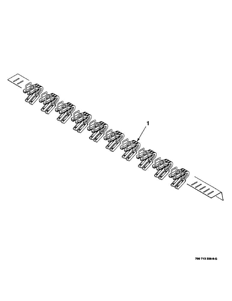 Схема запчастей Case IH 8455 - (9-40) - BELT LACING KIT (TITAN 05), (700713338 BELT LACING KIT Decals & Attachments