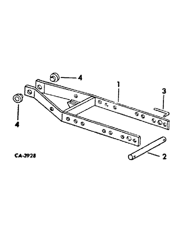 Схема запчастей Case IH 500 - (C-09) - PRESS WHEEL FRAME 