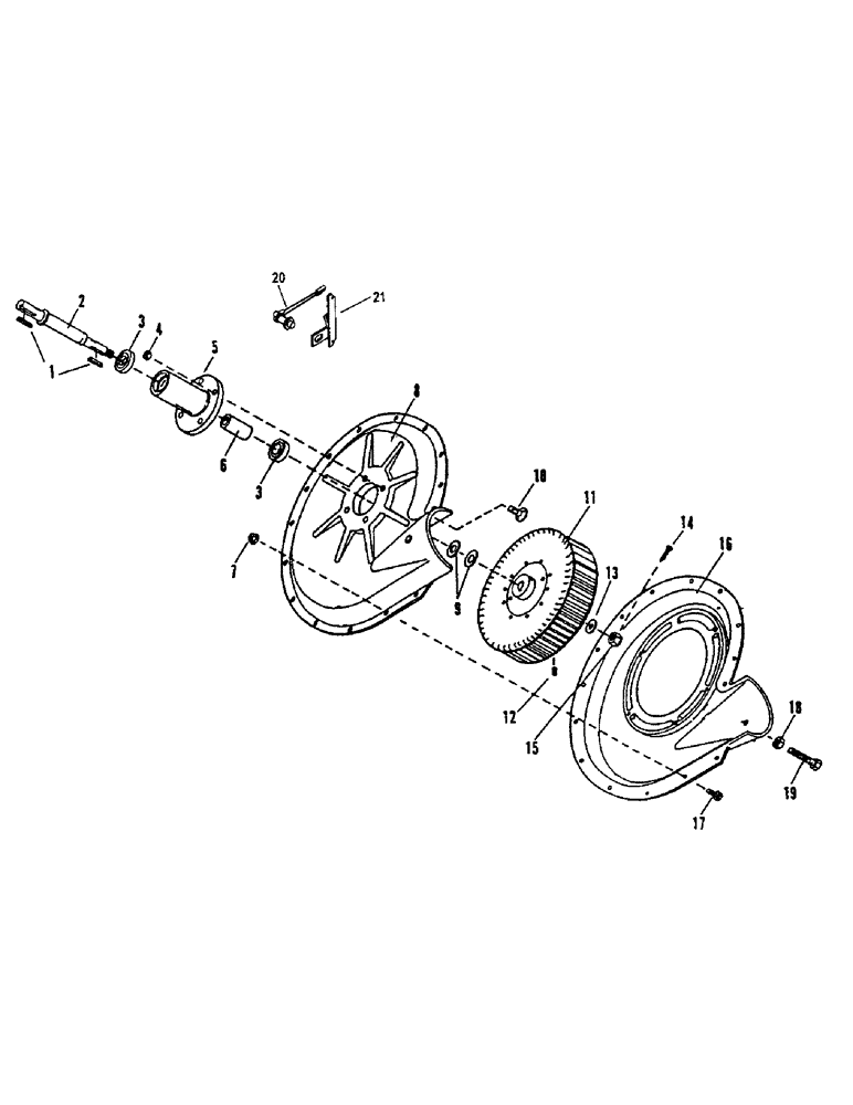 Схема запчастей Case IH 2400 - (E12) - BLOWER PARTS - DIESEL 