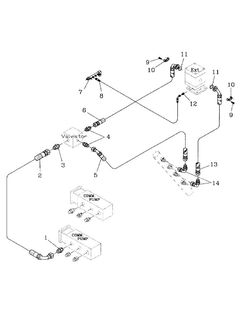 Схема запчастей Case IH 7700 - (B06-17) - HYDRAULIC CIRCUIT, VERTICAL PRIMARY VARIABLE EXTRACTOR, FLORIDA OPTION Hydraulic Components & Circuits