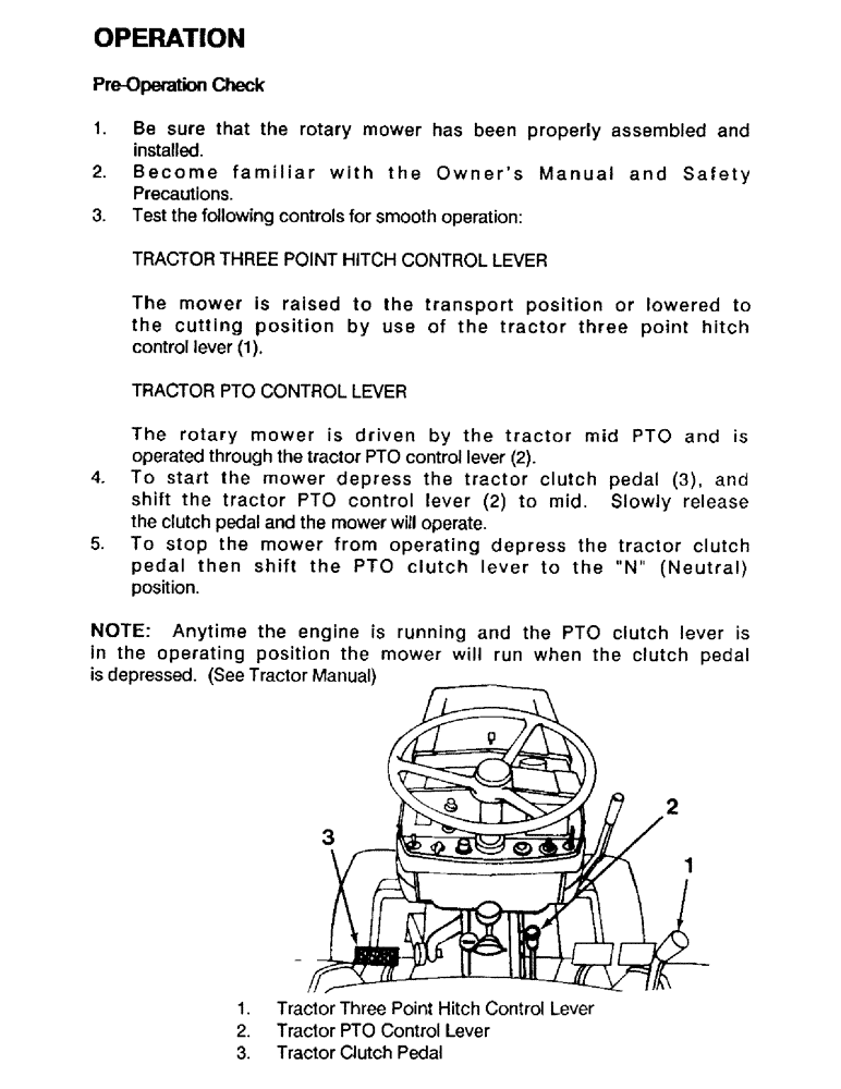Схема запчастей Case IH 61MS - (19) - OPERATION 